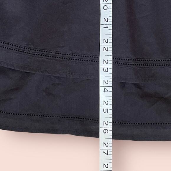 Maje Women's Black Cotton Silk Strapless Flirty Fit Flare Mini Dress sz 1 XXS 00 - Picture 10 of 15